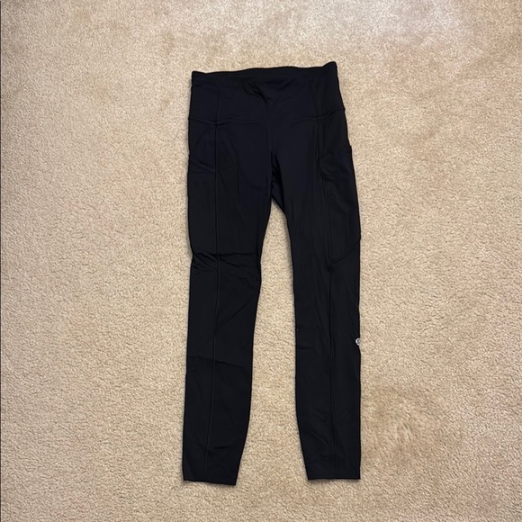 Lululemon Black Fast and Free HR Tight 25” Leggings - Picture 1 of 12